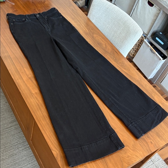 J. Crew Denim trouser Jean in 1996 semi-stretch Black Rinse Size 26 - Picture 5 of 11